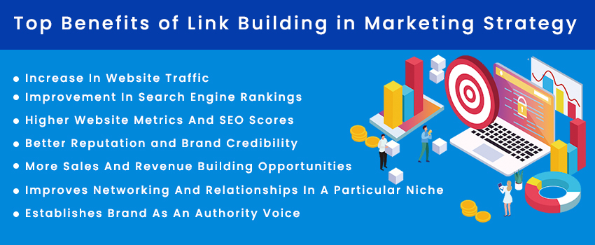 What are the benefits of Link Building - Marketing strategy?