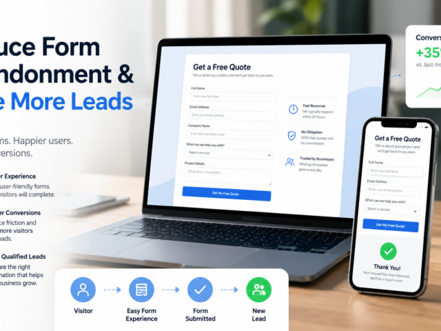 How to Reduce Form Abandonment and Get More Leads on Your Website